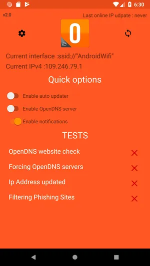 OpenDNS Updater